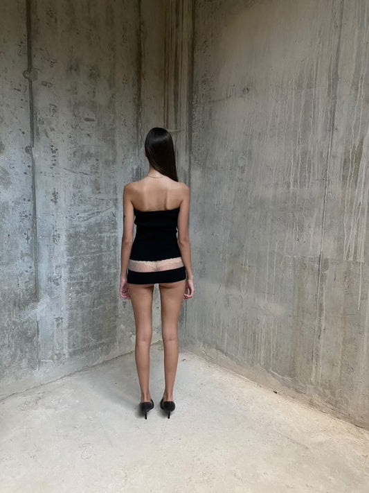 'PEEK-A-BOO DRESS'