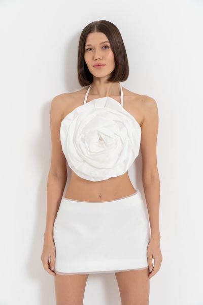 'ROSE CROP TOP'